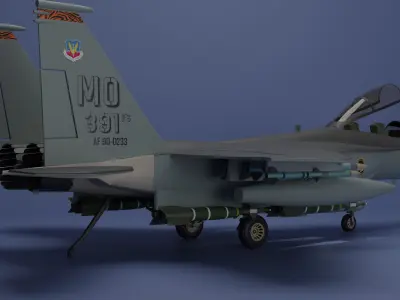 McDonnell Douglas F-15E Strike Eagle 3D model get