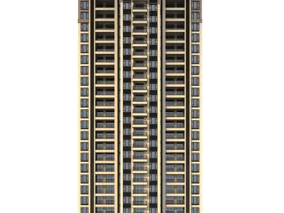 Residential Building 3D model order