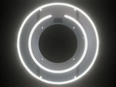 Tron Legacy identity disk Low-poly 3D model