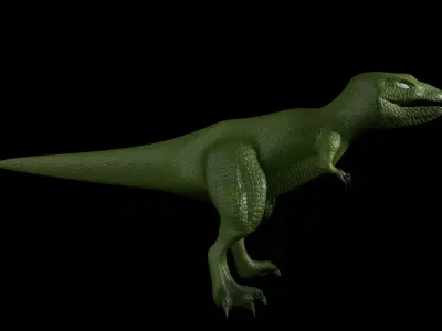 Lowpoly Tyrannosaurus Rex Free low-poly 3D model