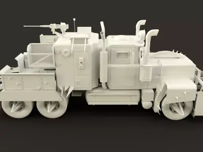 Postapo Truck 3D model