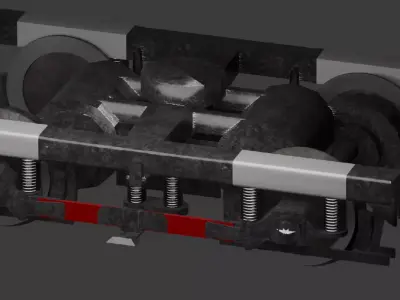 Metro cart from 81-717 nomernoi 3D model