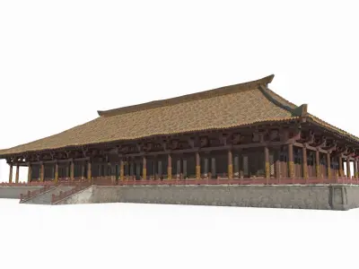 The Grand Hall of the Imperial Palace 3D model