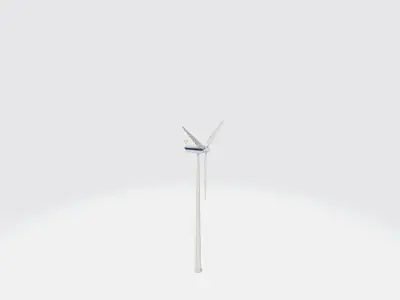 Wind turbine 3D model 22