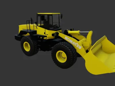 Wheel Loader Komatsu WA420 3D model
