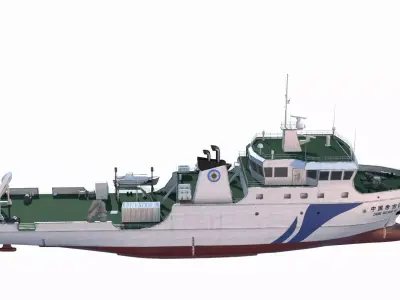 Archaeological Research Vessel 01 3D model