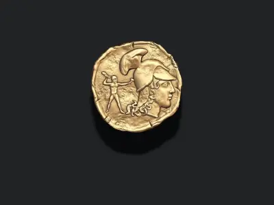 old coin v3 3D print model purchase