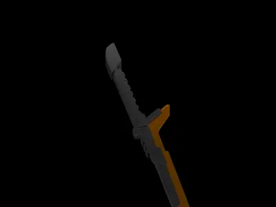 Project Yasuo Sword-League Of Legends Low-poly 3D model
