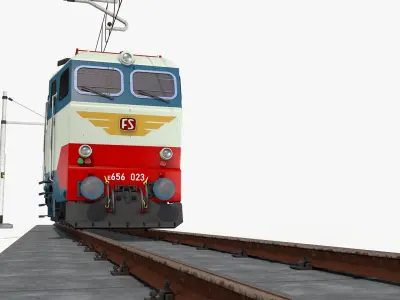  Electric Locomotive FS E656 