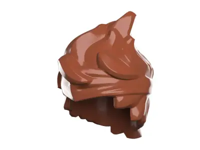 Custom3Dprint Minifigure Accessory - Minifigure Hair S2 - 134 3D print model