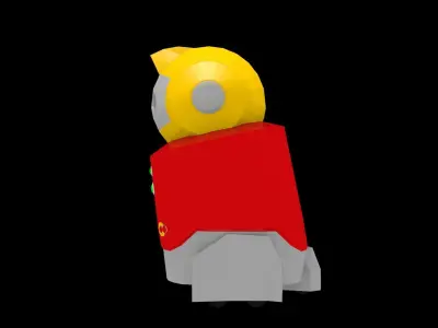 Papero NEC Robot Low-poly 3D model