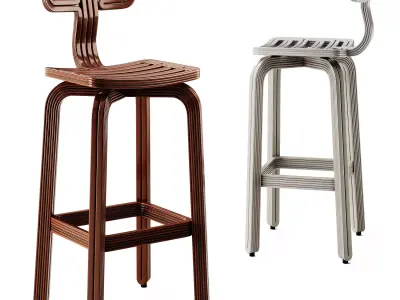 Kooij Chubby Bar Stool 3D model