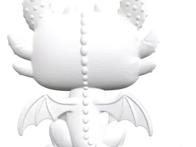 Funko FanArt for How to Train Your Dragon - Toothless 3D print model