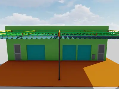 canopy 3D model purchase