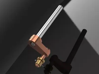 Crankshaft metal tool Free 3D model