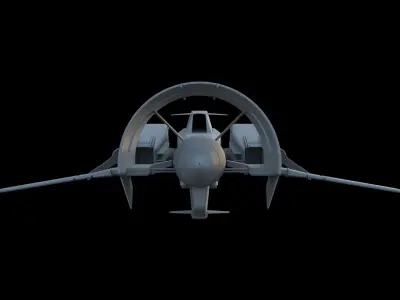 Sci-Fi Hunter 3D model