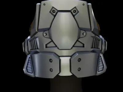 Destiny Titan Helm Of Lamentation Free 3D print model