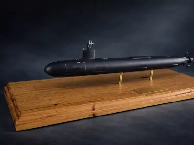 1-350 Virginia Class Subamarine Block I-IV and Block V 3D print model