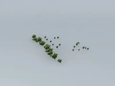 Trees on the Port Part 06 Free 3D model
