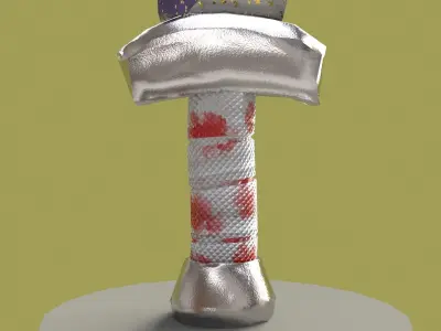 Sword low poly game ready Low-poly 3D model
