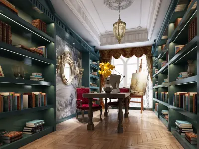 office room 3D model 20