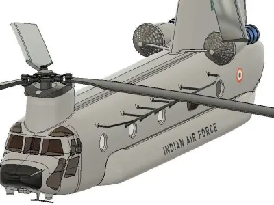 CH-47 Chinnok 3D print model