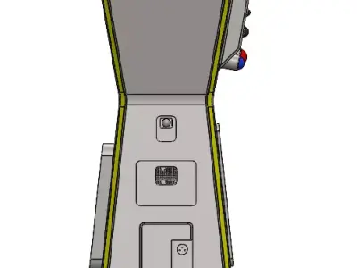 Smart Traffic Control and Monitoring System SolidWorks CAD Model 3D model