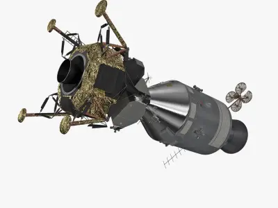 Apollo Spacecraft 3D model purchase 3D model