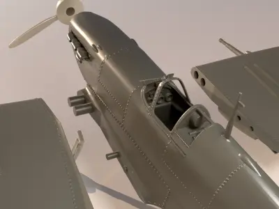 Spitfire 3D print model