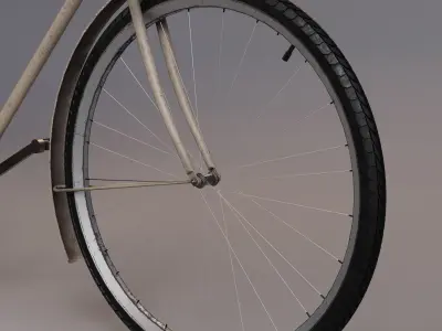 Old Bike 1960s 3D model