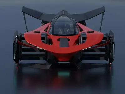 IMPULSE Aerial Vehicle 3D Model 3D model