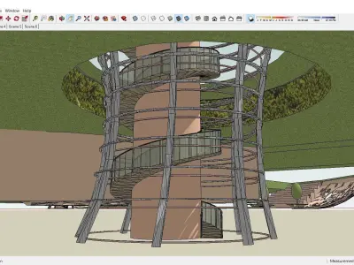 Sketchup Landscape Park 124 3D model