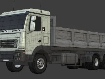 Generic Small Tipping Truck  3D model