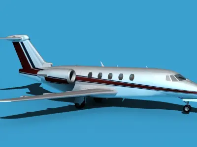 Cessna Citation 650 III V08 3D model