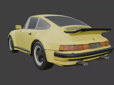 Porsche 911 Turbo 930 3D model