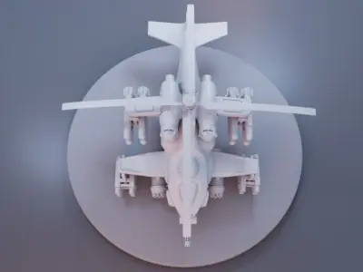 3D Printable Fighter Jet Model  for Collectors and Hobbyists Free 3D print model