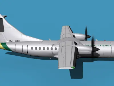 ATR-42-320 Guardia Di Finanza 3D model