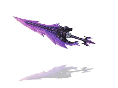 Glorious Dagger Low-poly 3D model