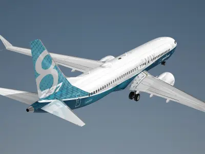 Boeing 737 MAX8 3D model