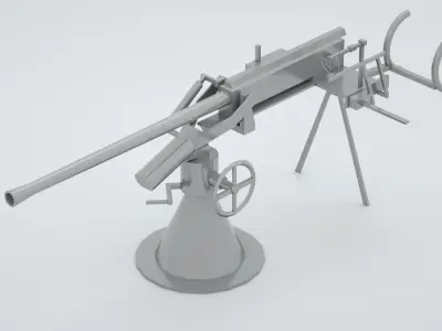 2cm - 20mm Flak 30 38 Flakvierling 38 3D model