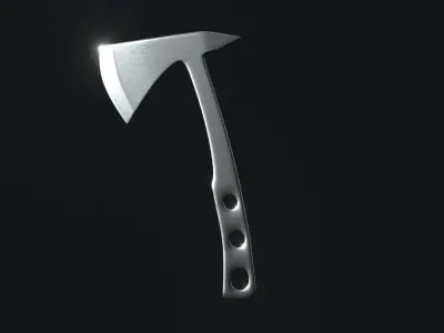 Throwing Axes Low-poly 3D model