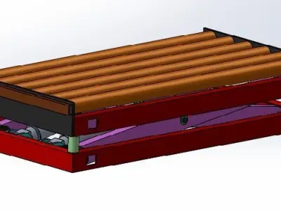 SCISSOR LIFT 3D model 2
