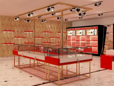 Fashion elements showroom 3D model