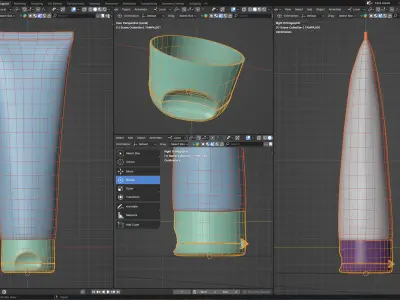 Cosmetic Bottle Product 3D model