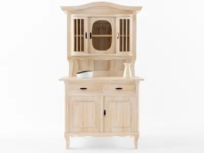 old kitchen cabinet 3D model