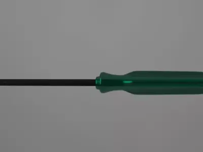  low polygon Screwdriver 3D Model Low-poly 3D model