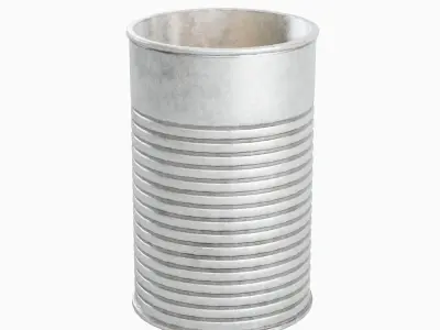 Tin Can 01 Low-poly 3D model