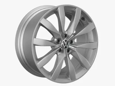 VW Rims Golf Aluminium  3D model