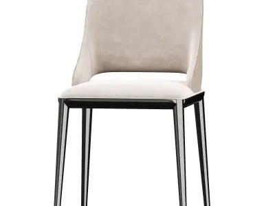 Modern dining chair 3D model get