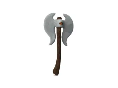 War-Axe Low-poly 3D model